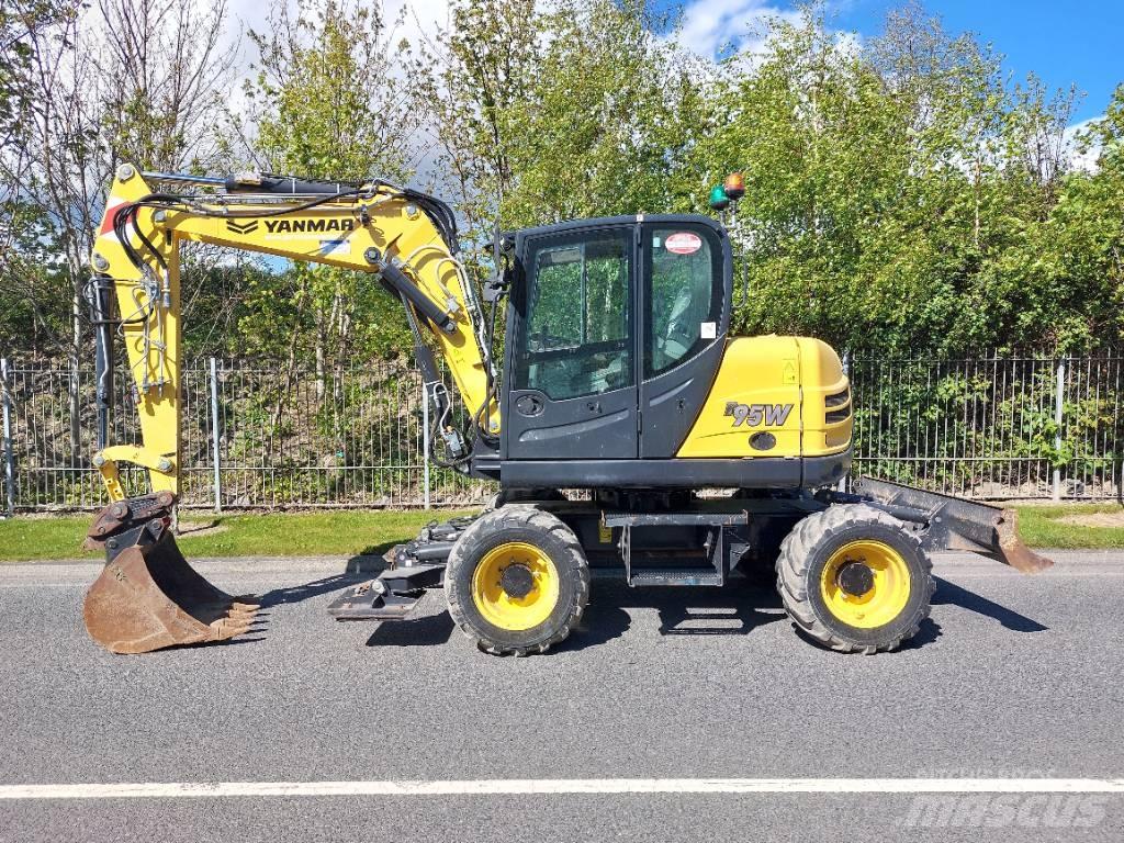 Yanmar B95W Gravemaskiner på hjul