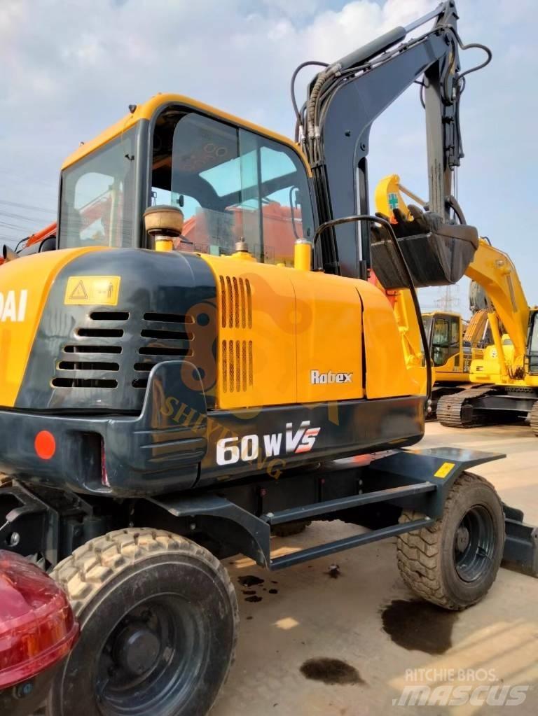 Hyundai 60w Gravemaskiner på hjul