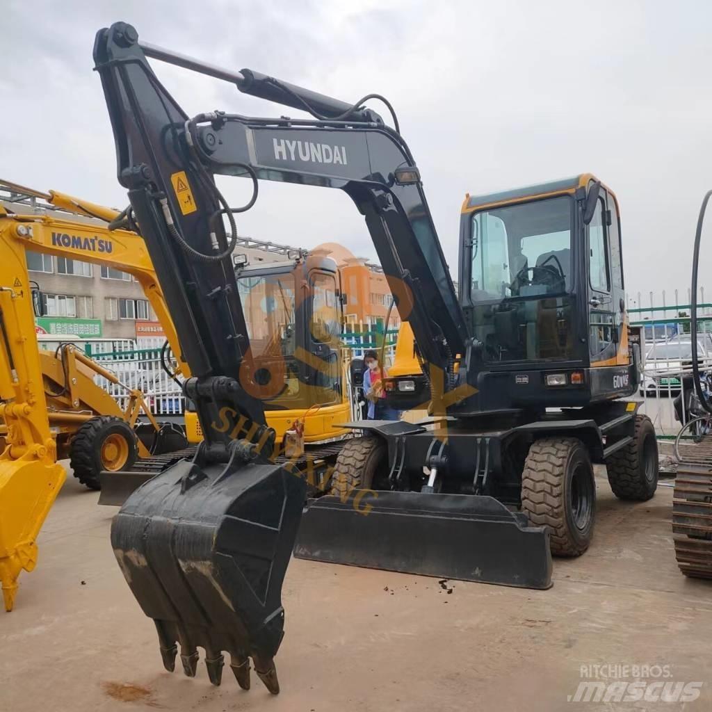 Hyundai 60w Gravemaskiner på hjul