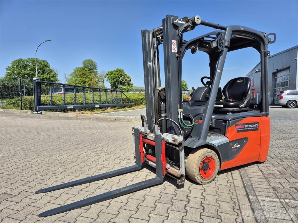 Linde E16C-02 El gaffeltrucks
