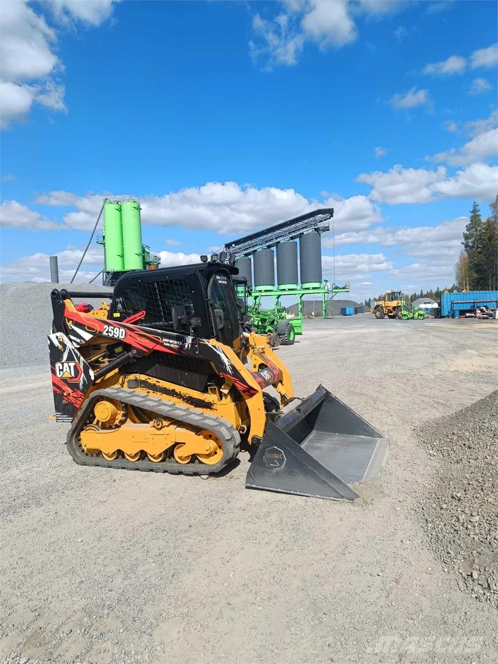 CAT 259D Minilæsser - skridstyret