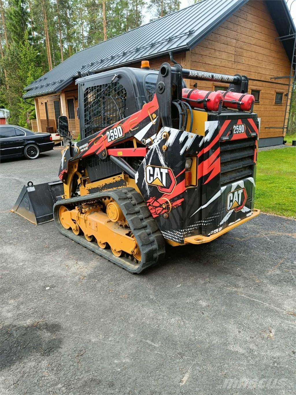 CAT 259D Minilæsser - skridstyret