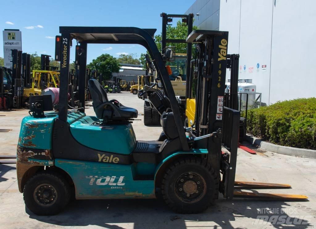 Yale GLP25RK LPG gaffeltrucks