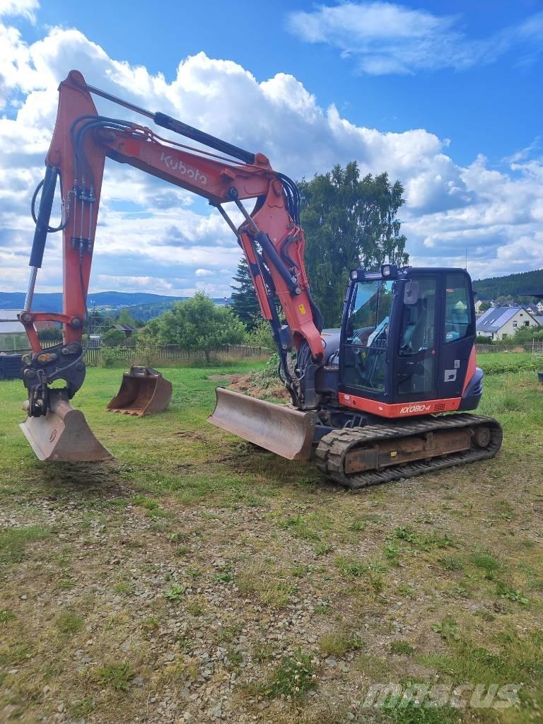Kubota KX 080-4 Midi-gravemaskiner 7t - 12t