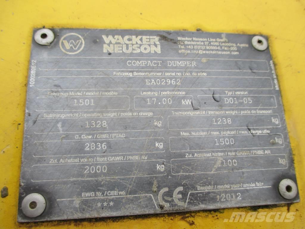 Wacker Neuson 1501 Dumpere