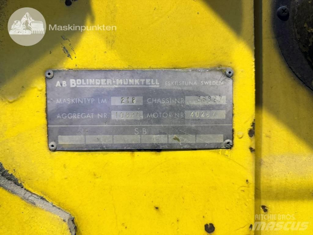 Volvo BM 218 Læssemaskiner på hjul