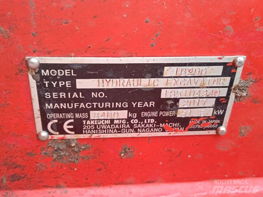 Takeuchi TB290 Minigravemaskiner