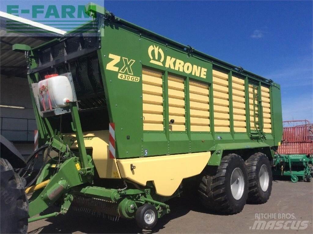 Krone zx 430 gd Sneglevogne