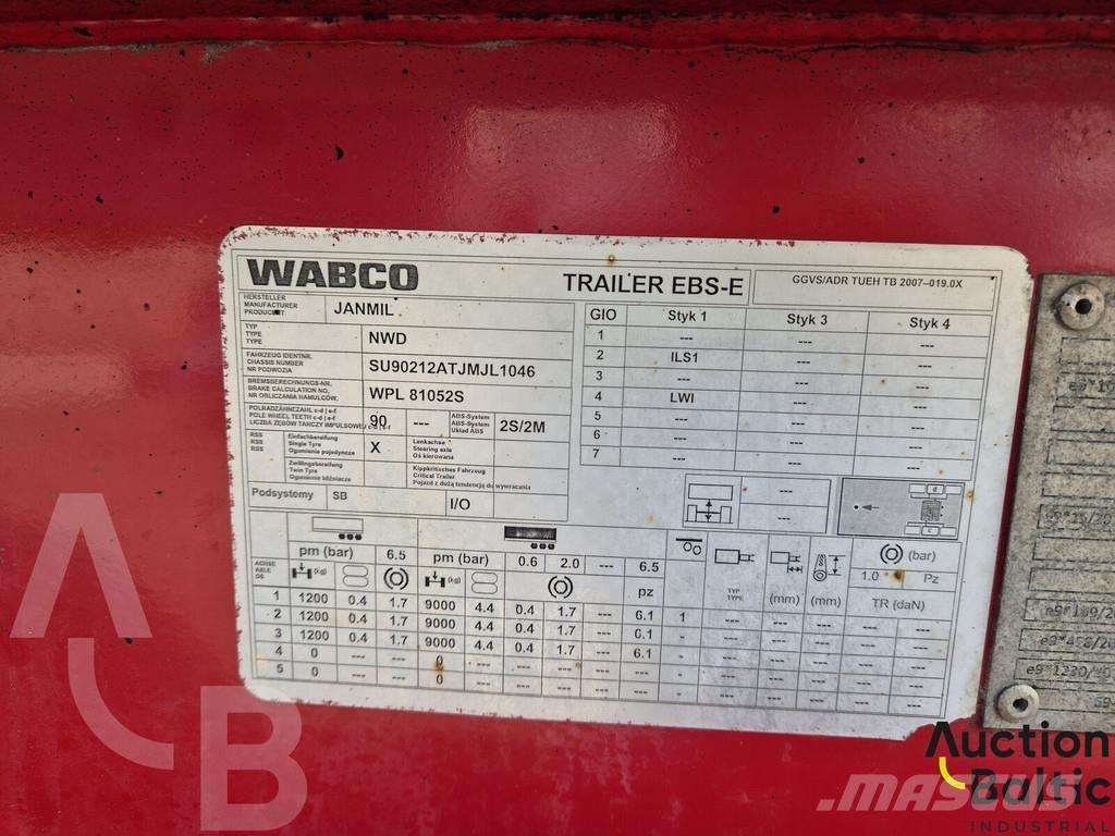 Janmil NWD Semi-trailer med tip