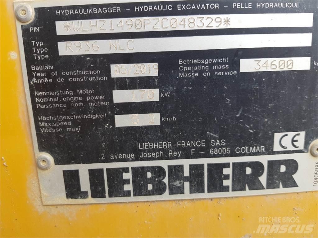 Liebherr R936 NLC Gravemaskiner på larvebånd
