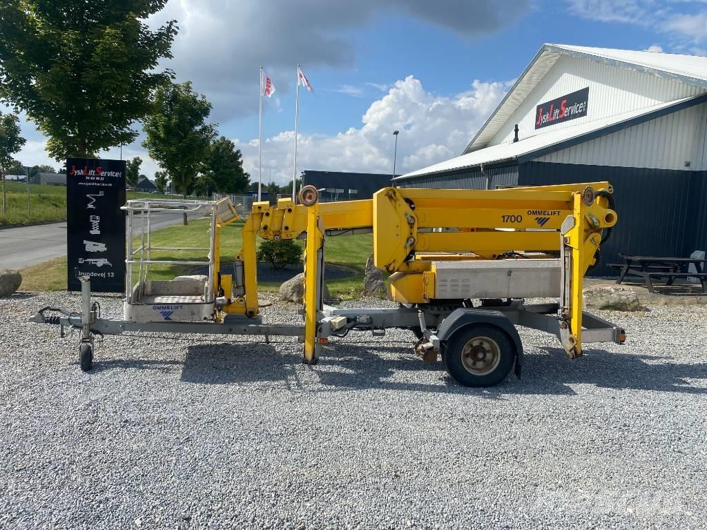 Omme 1700 EBX Trailermonterede lifte