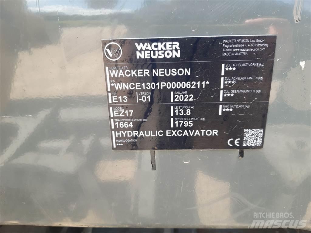 Wacker Neuson EZ17 Gravemaskiner på larvebånd