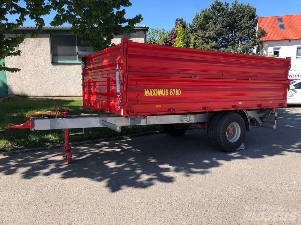 Maximus 6700 Semi-trailer med fast kasse