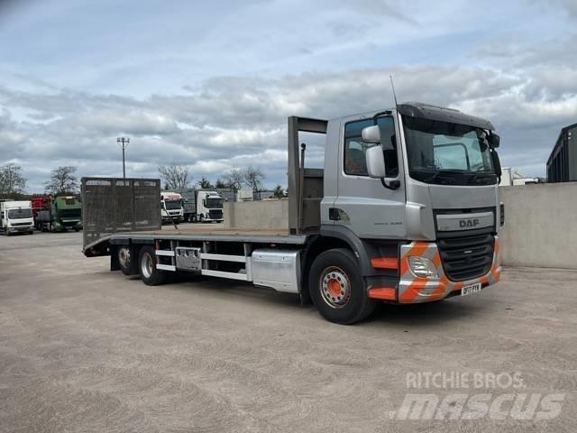 DAF CF 330 Flatbed lastbiler med spil