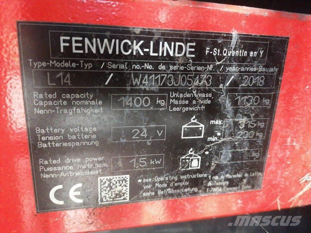 Linde L14 Gaffelstabler med gående fører