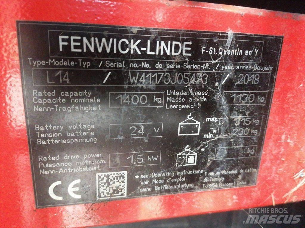 Linde L14 Gaffelstabler med gående fører