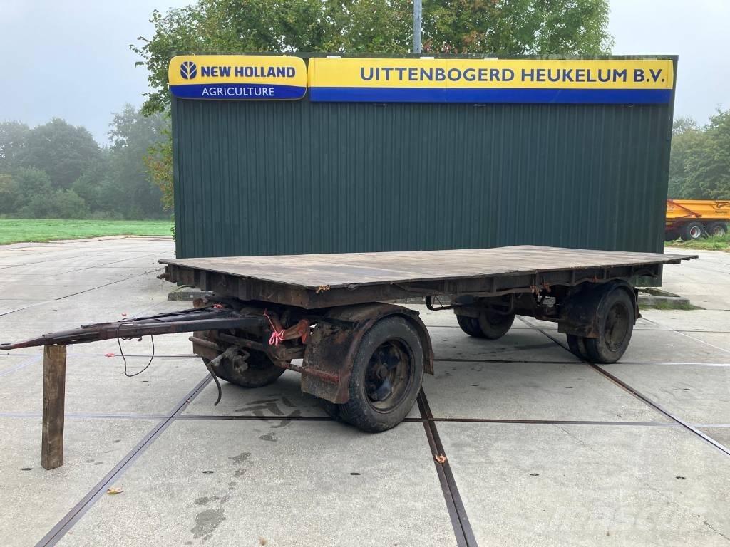 DAF balenwagen Anhænger med lad/Flatbed