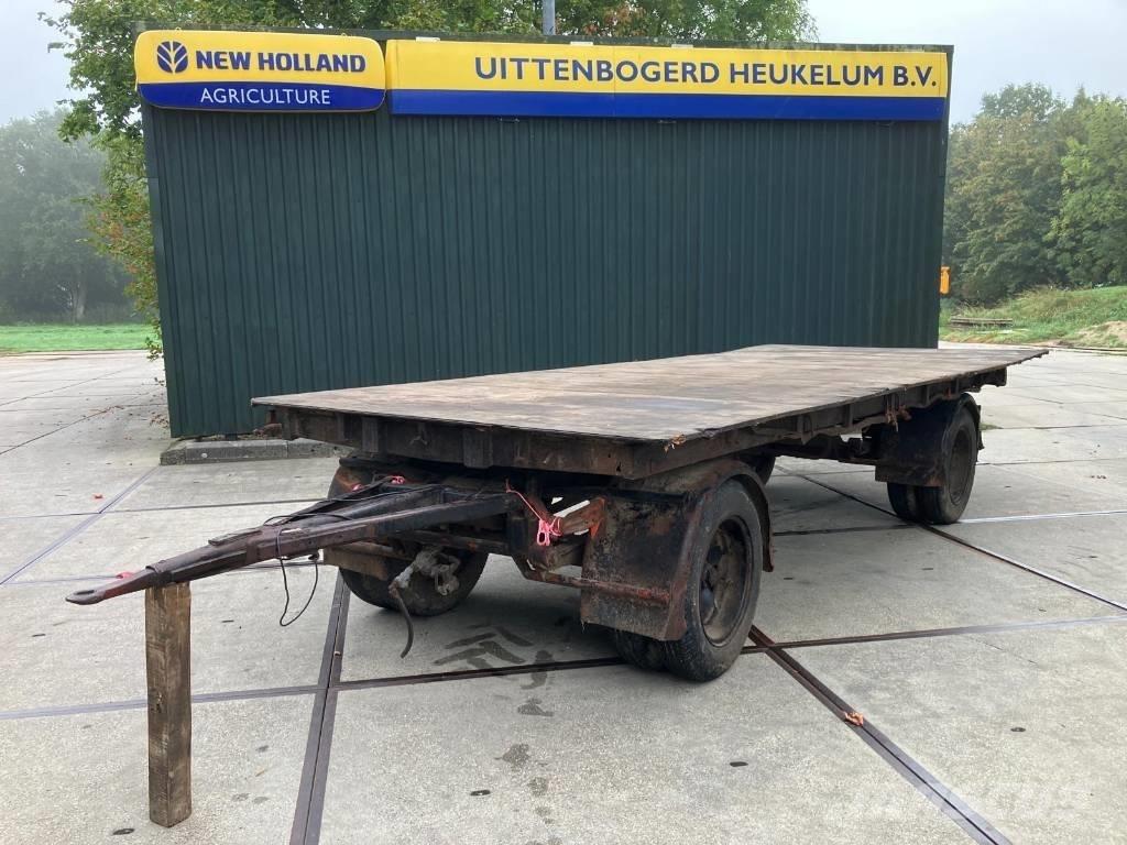 DAF balenwagen Anhænger med lad/Flatbed