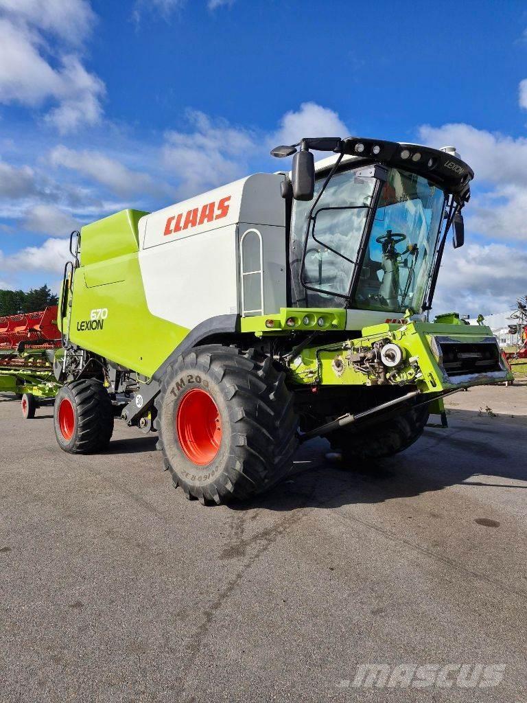 CLAAS Lexion 670 Mejetærskere