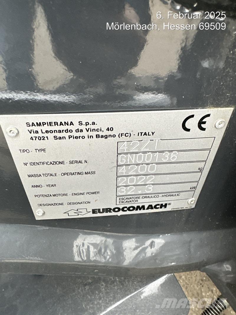 Eurocomach 42ZT Minigravemaskiner