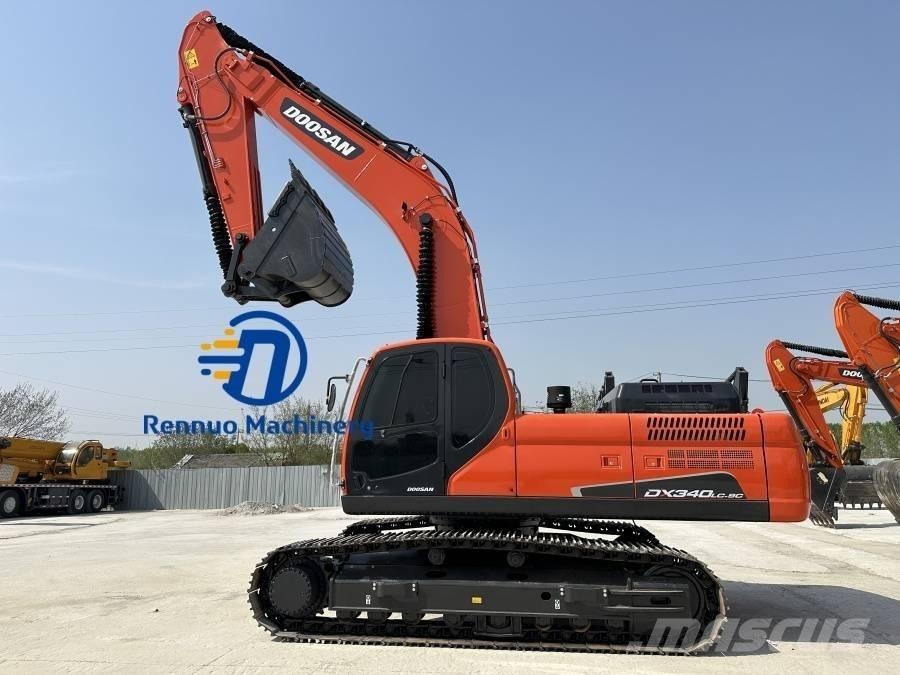 Doosan DX 340 Gravemaskiner på larvebånd