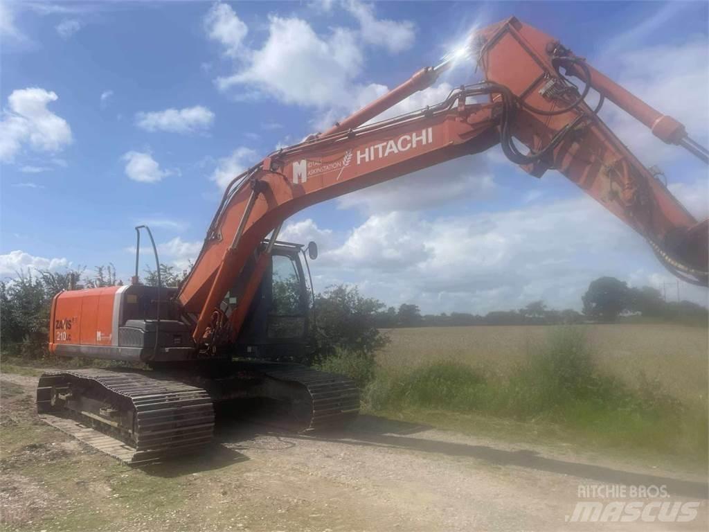 Hitachi ZX210 Gravemaskiner på larvebånd