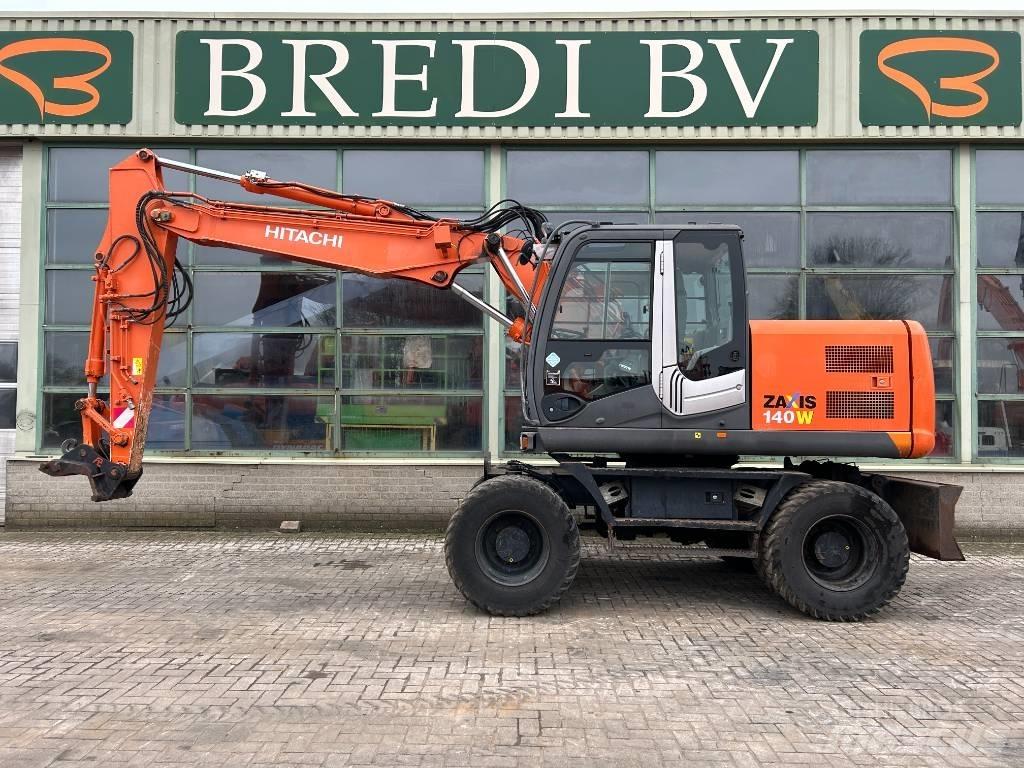 Hitachi ZX 140 W Gravemaskiner på hjul