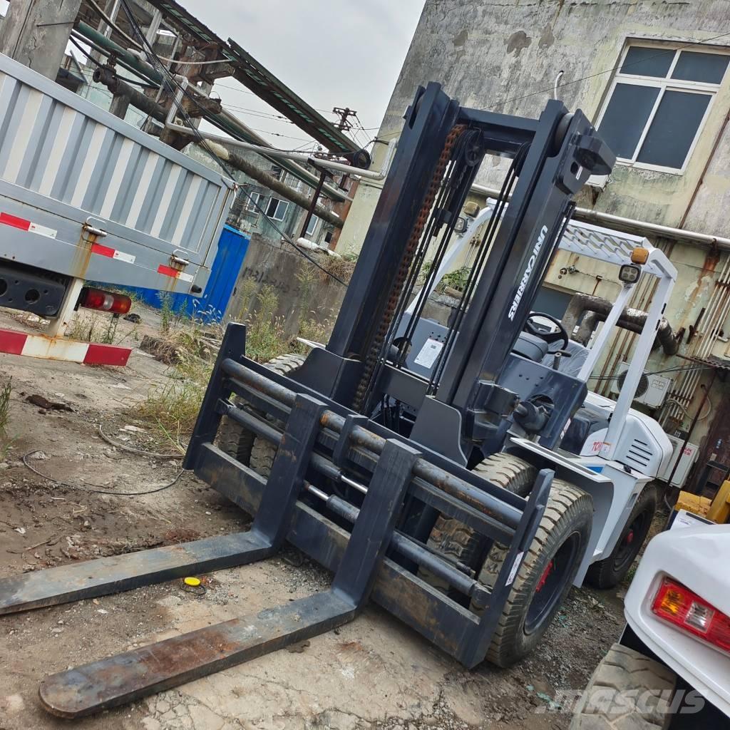 TCM FD 100 Diesel gaffeltrucks