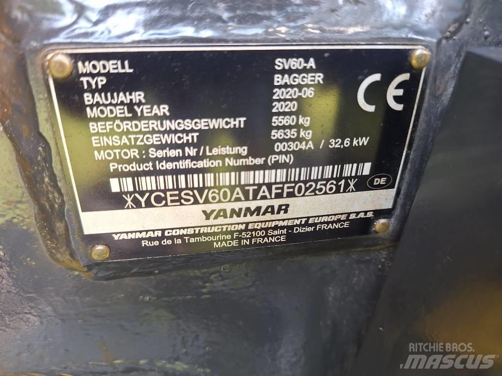 Yanmar SV 60 Minigravemaskiner