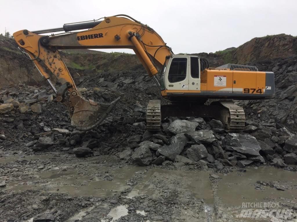 Liebherr R 974 C Gravemaskiner på larvebånd