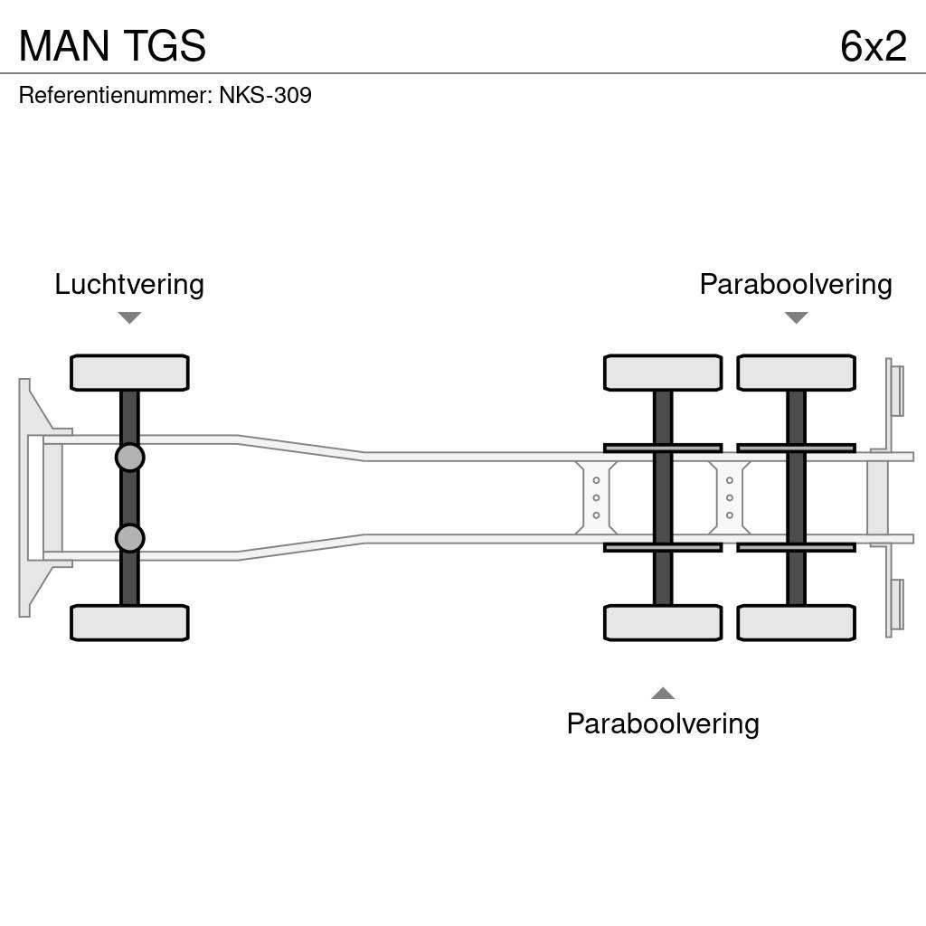 MAN TGS Demonterbare/wirehejs lastbiler