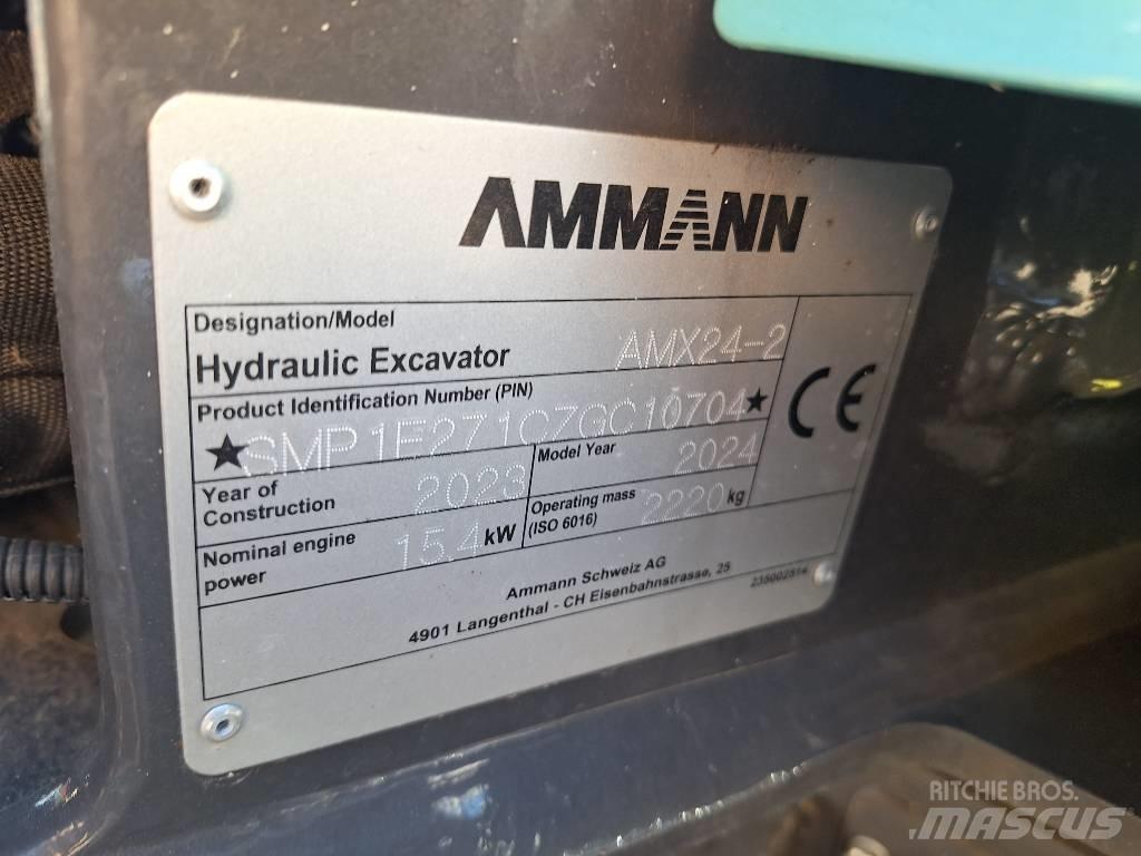 Ammann AMX24-2 Minigravemaskiner