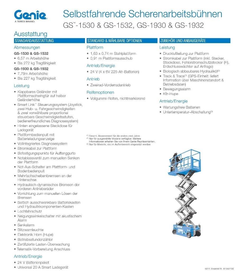Genie GS1932e Saxlifte