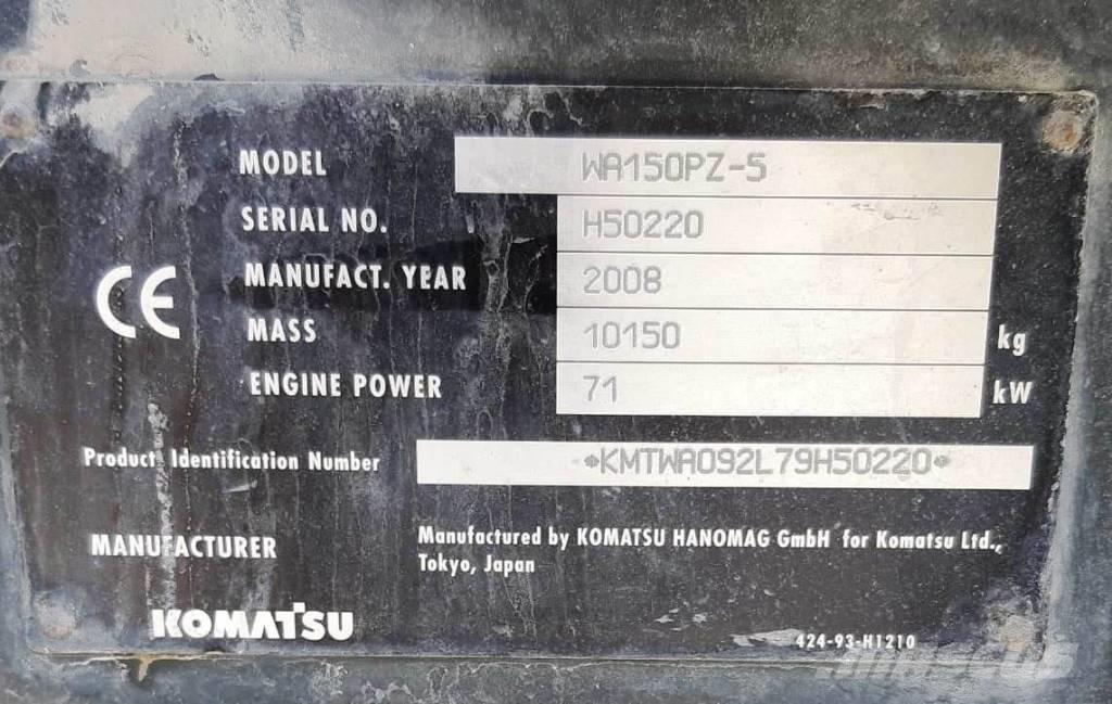 Komatsu WA 150-5 Læssemaskiner på hjul
