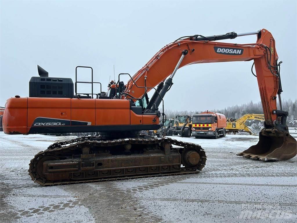 Doosan DX530LC-5 Gravemaskiner på larvebånd