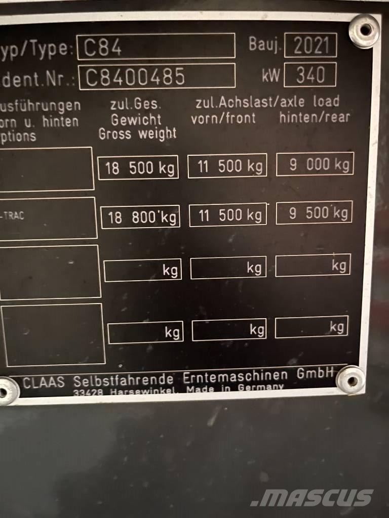 CLAAS Lexion 6800 Mejetærskere