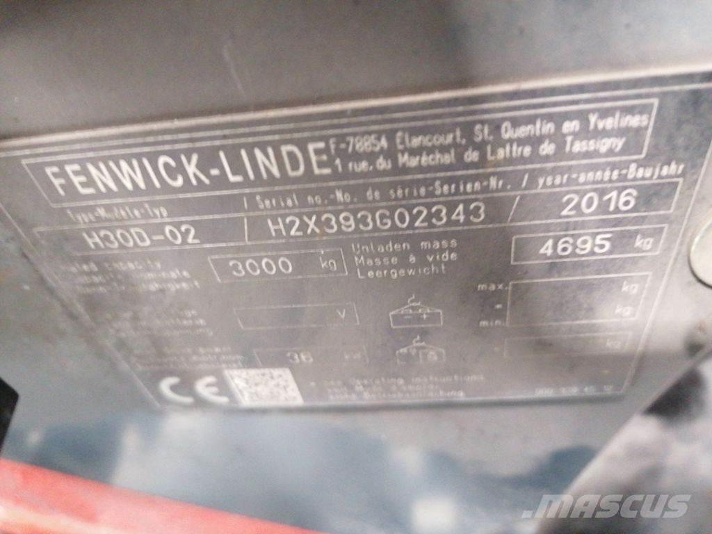 Linde H30D-02 Diesel gaffeltrucks