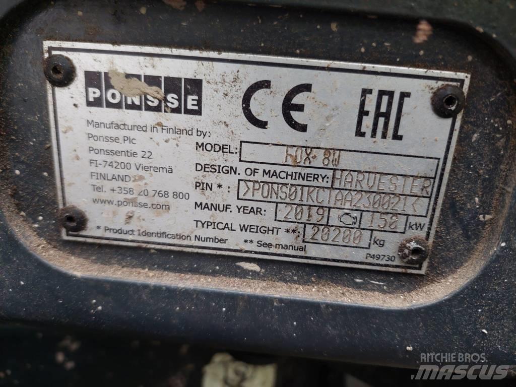 Ponsse FOX 8W Skovningsmaskiner