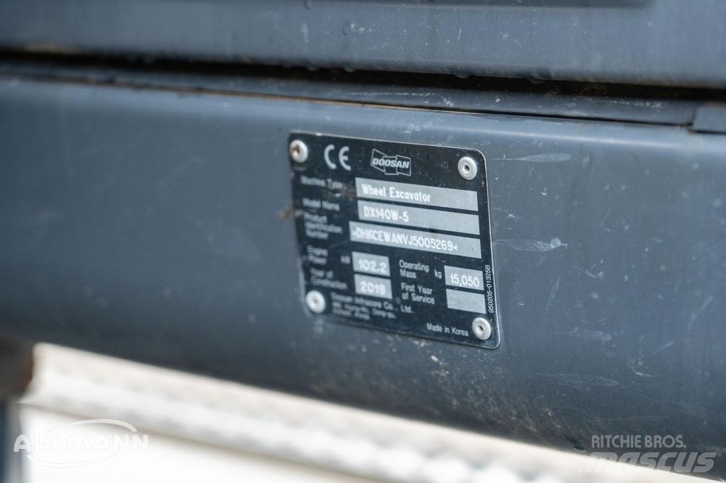 Doosan DX140W-5 Gravemaskiner på hjul
