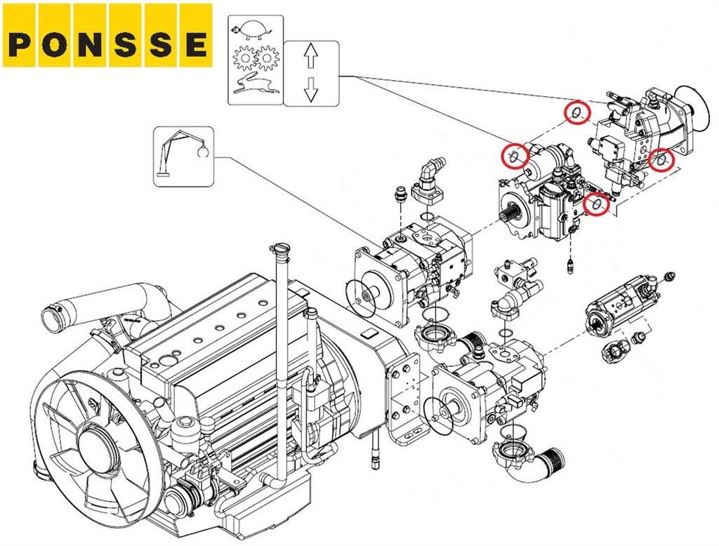 Ponsse 0014134 Hydraulik