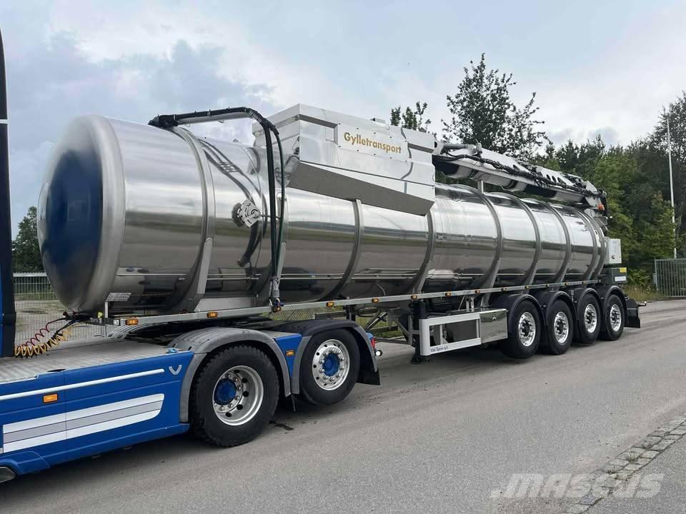 VM TARM Gylletrailer Semi-trailer med Tank