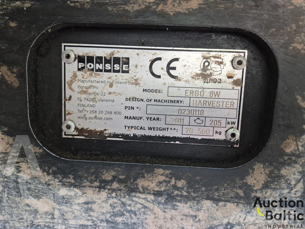 Ponsse Ergo 8W Skovningsmaskiner
