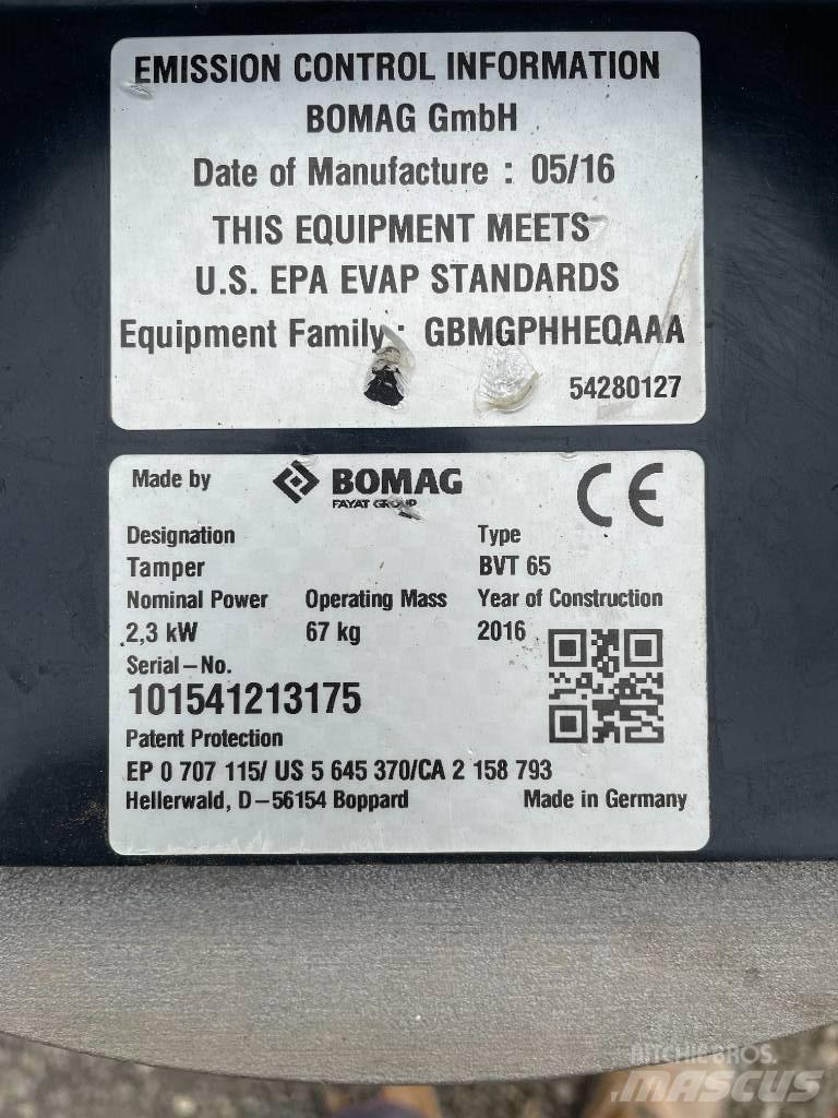 Bomag BVT 65 Vibratorer