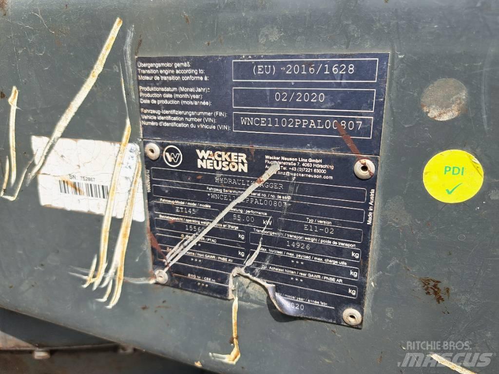 Wacker Neuson ET145 Gravemaskiner på larvebånd
