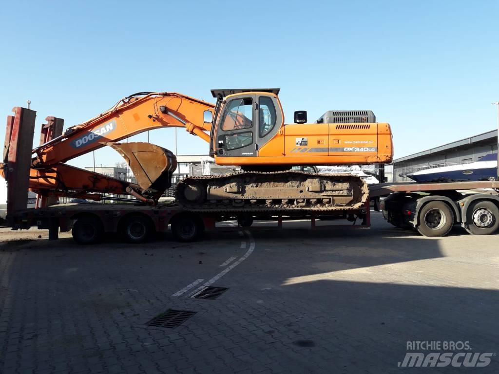 Doosan DX 340 LC Gravemaskiner på larvebånd