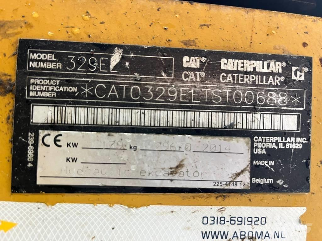 CAT 329 EL Gravemaskiner på larvebånd