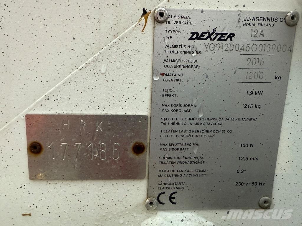 Dexter 12 A Trailermonterede lifte