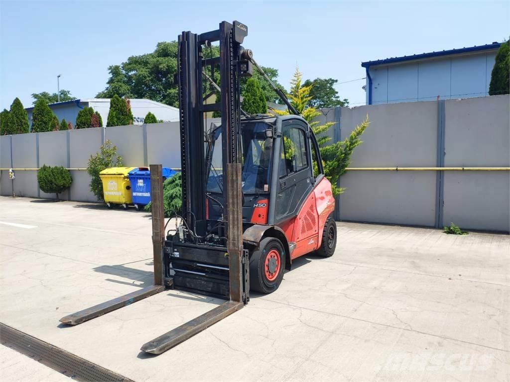 Linde H50D Diesel gaffeltrucks