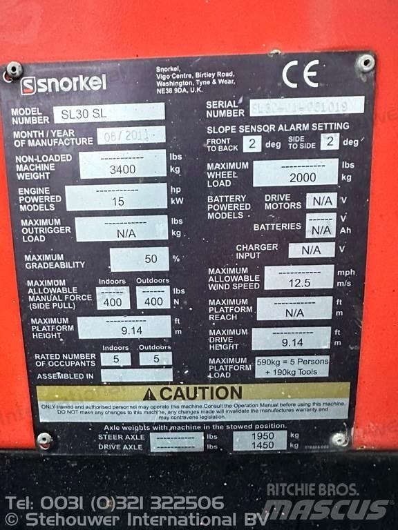 Snorkel SL30 SL Saxlifte