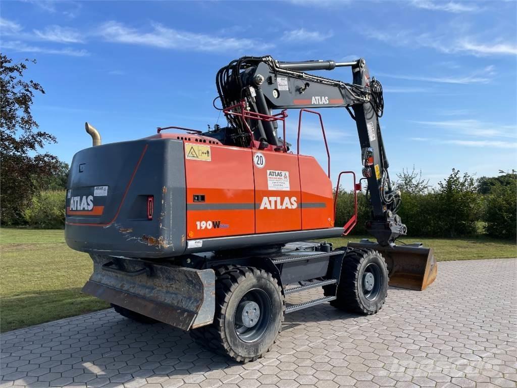 Atlas 190W Gravemaskiner på hjul